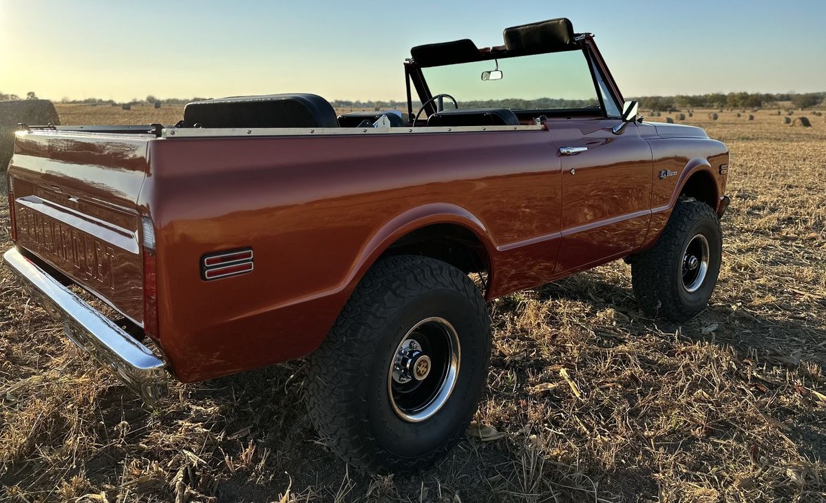 Rear Passenger View with Top Off